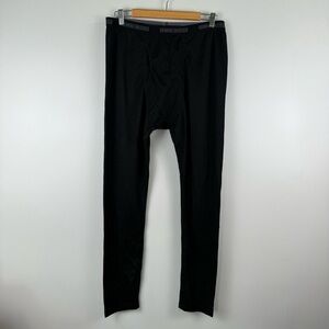 Omni Wool Men's Size XL Black Long John Base Layer pant